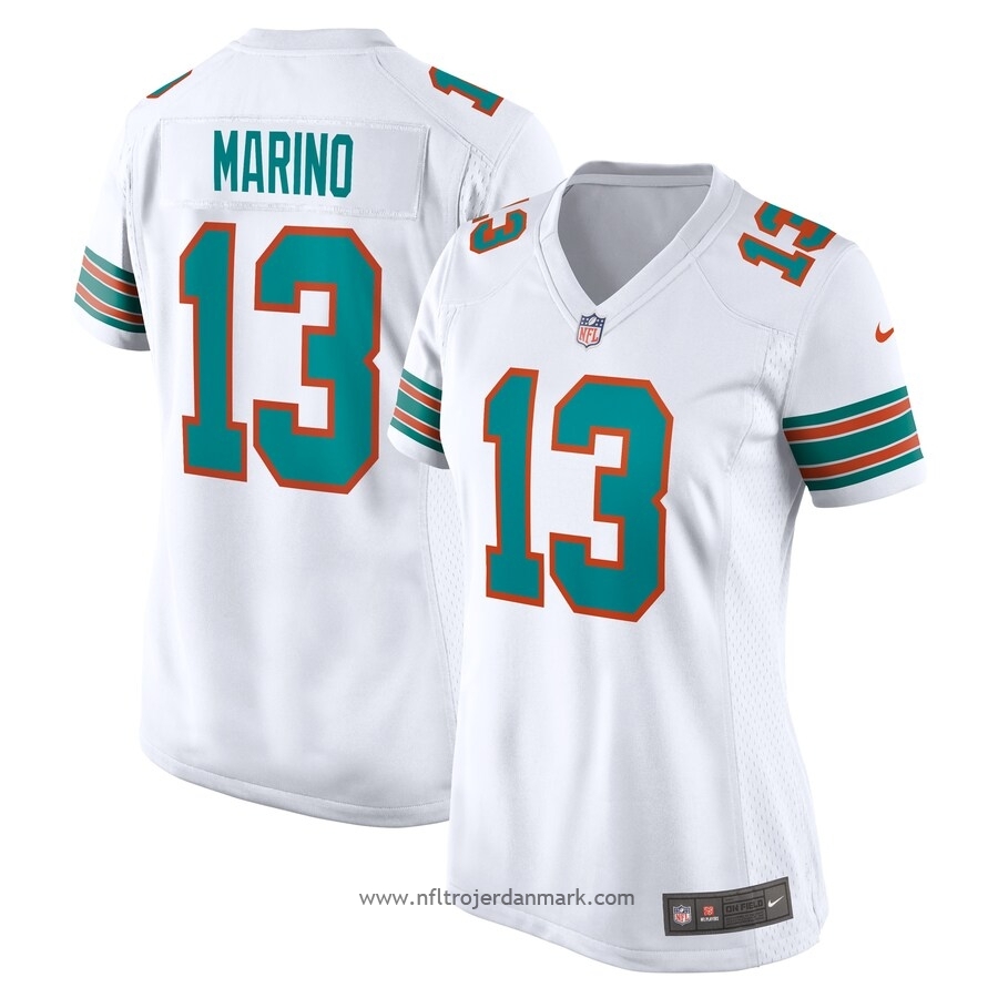 Men's Mitchell & Ness Dan Marino Aqua/Orange Miami Dolphins Big Tall Split Legacy Retired Player Replica Jersey